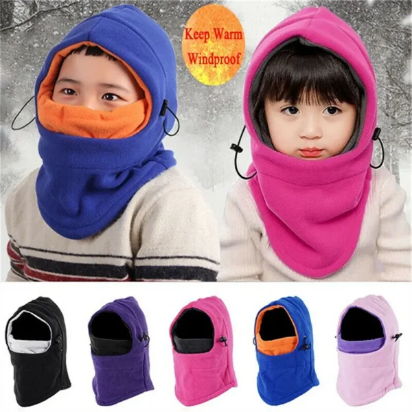 Cagoule thermique bicolore enfant