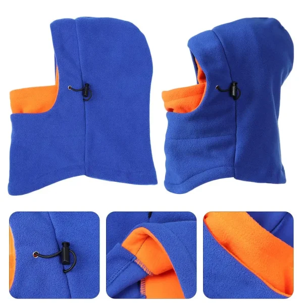 Cagoule thermique bicolore enfant : détail