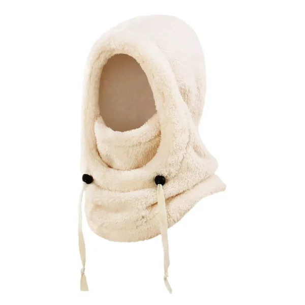 Capuche-écharpe en moumoute enfant : détail