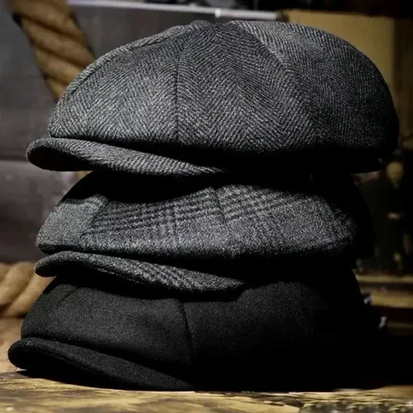 Casquette gavroche à chevrons