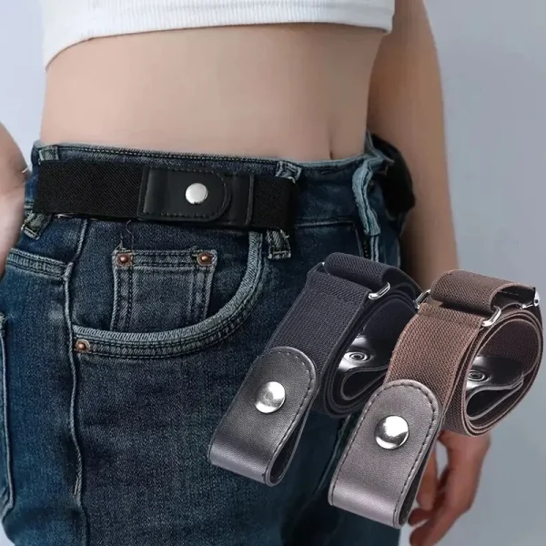 Ceinture élastique invisible sans boucle