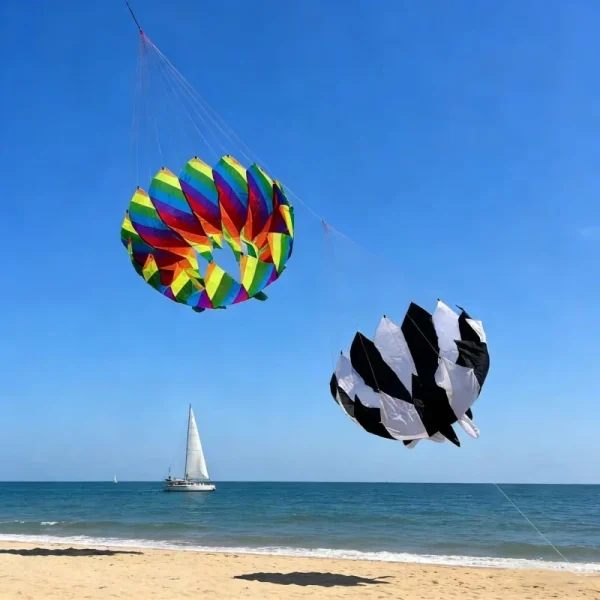 Cerf-volant parachute rond