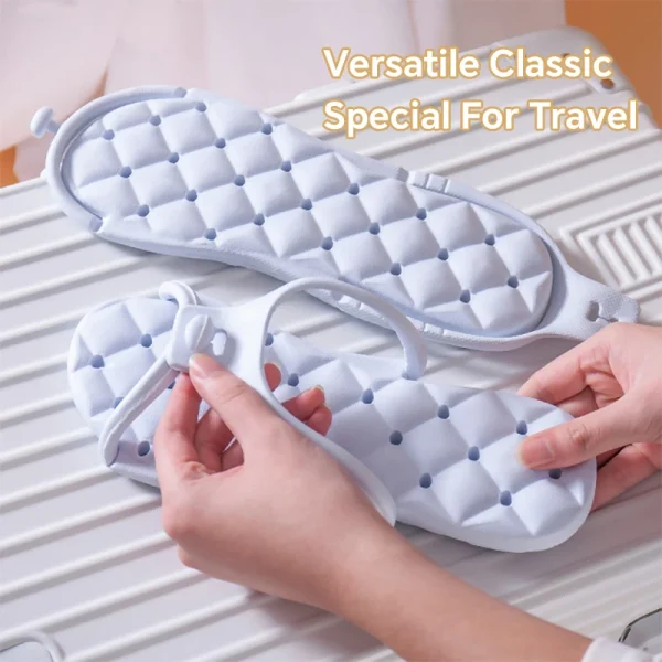 Chaussons pliables de voyage