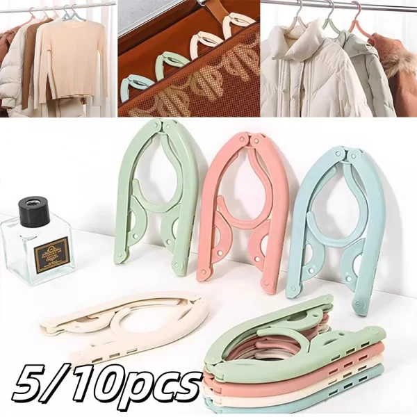 Cintres pliables couleur, lots de 5 à 30