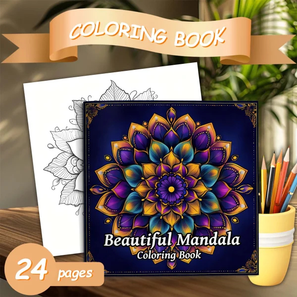 Livre de coloriage beaux mandalas