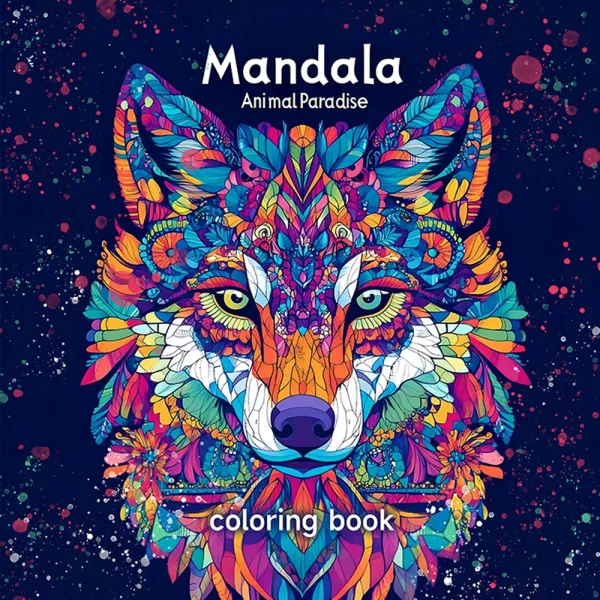 Livre de coloriage mandalas animaux