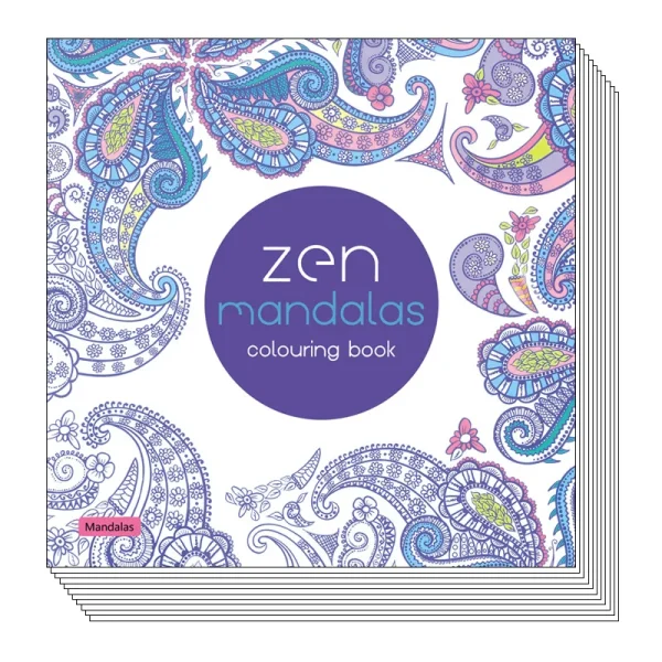 Livre de coloriage zen mandalas