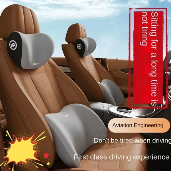 Coussin lombaire ou appuie-tête pour voiture : détail