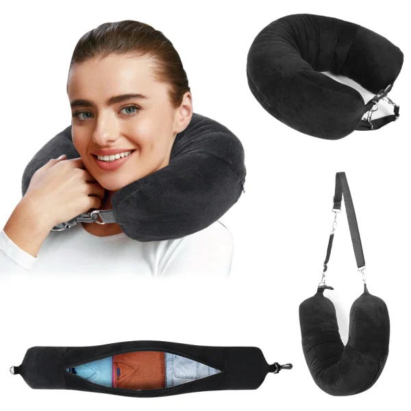 Coussin de voyage à remplir de vêtements