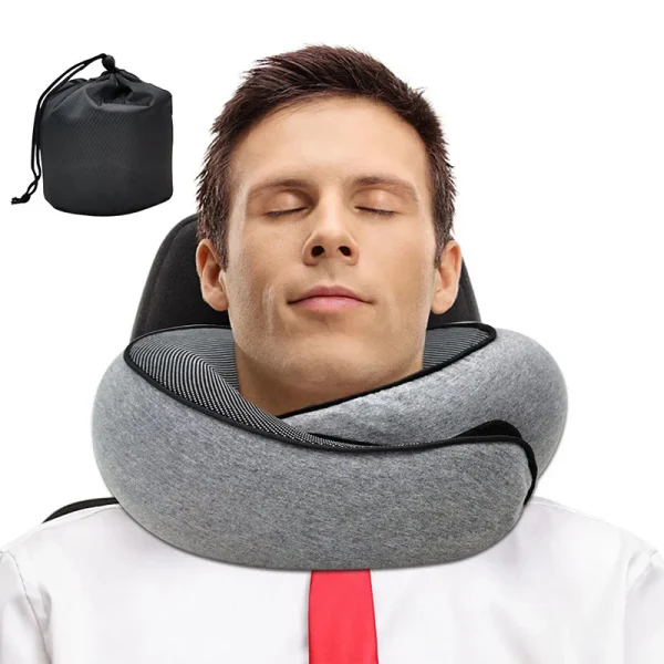 Coussin de voyage enroulable à mémoire de forme