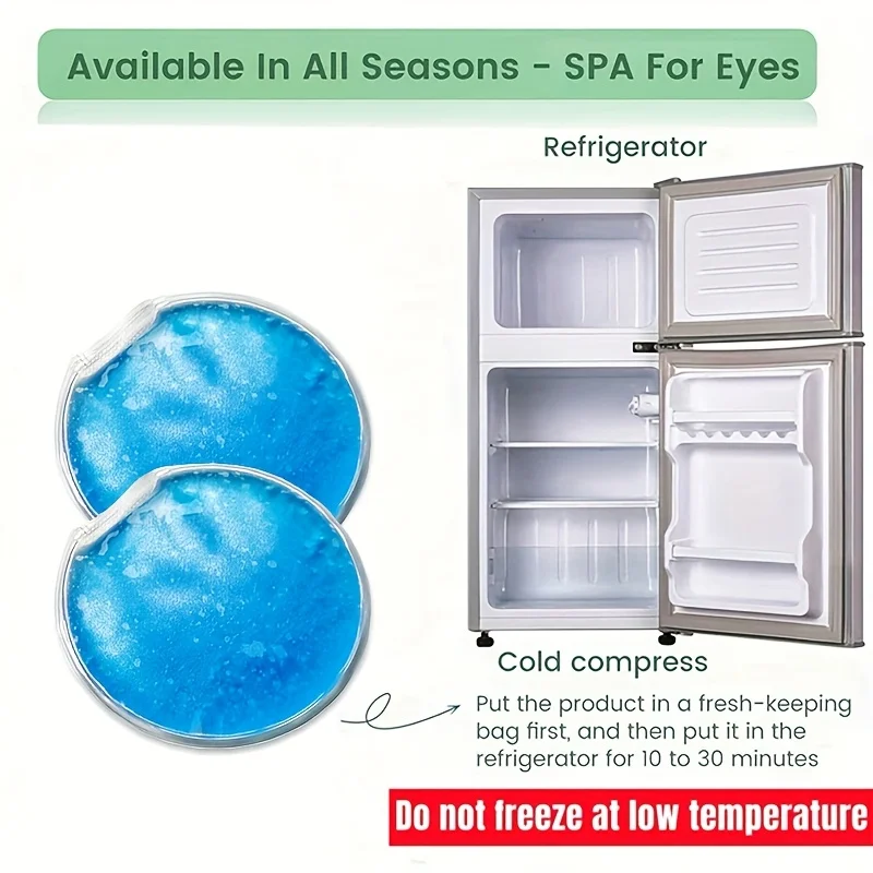 Coussinets froids pour les yeux, la paire : détail