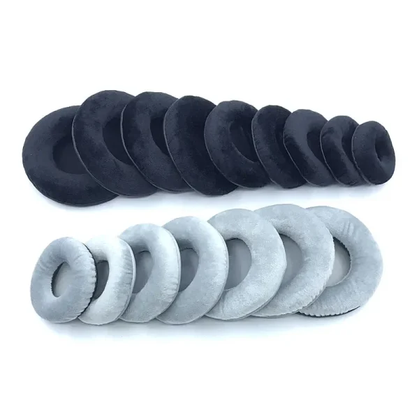 Coussinets d'oreille en velours, la paire