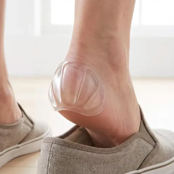 Coussinets en silicone transparent pour talon et avant-pied