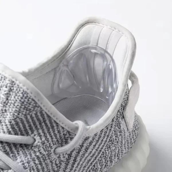 Coussinets en silicone transparent pour talon et avant-pied : détail