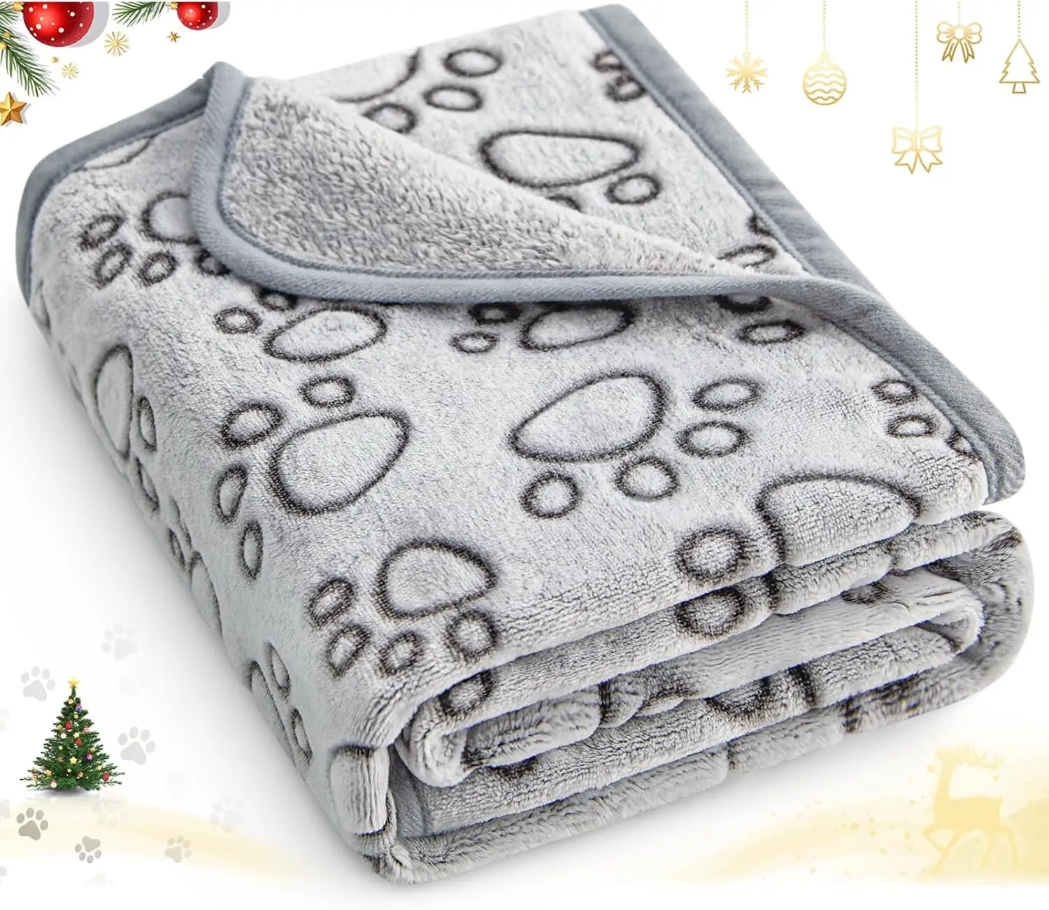 Couverture polaire à pattes pour chien : détail