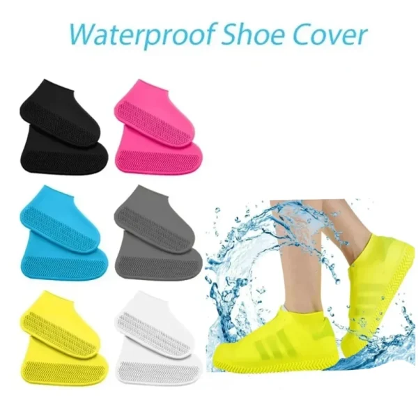 Couvre-chaussures antidérapants, lot de 2 paires