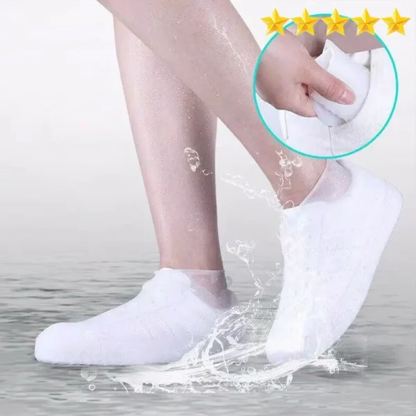 Couvre-chaussures imperméables en silicone