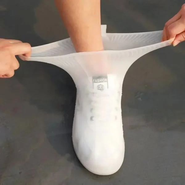 Couvre-chaussures imperméables en silicone : détail