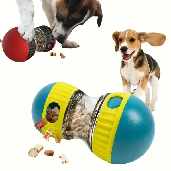 Culbuto distributeur de friandises pour chien