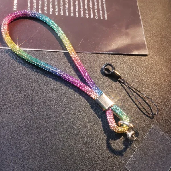 Dragonne de téléphone strass