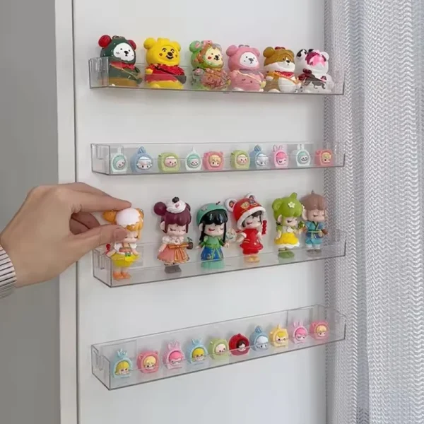 Étagère murale acrylique pour figurines