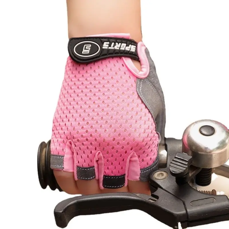 Gants mitaines de vélo enfant : détail