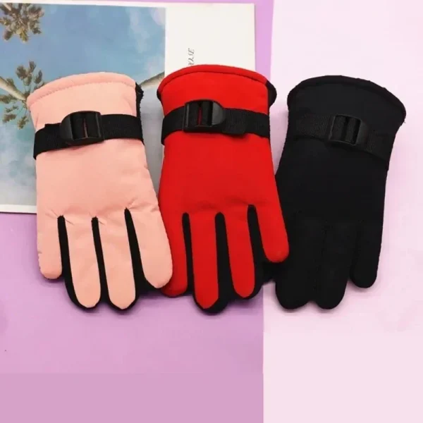 Gants de ski imperméables enfant : détail