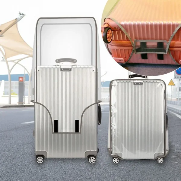 Housse transparente pour valise