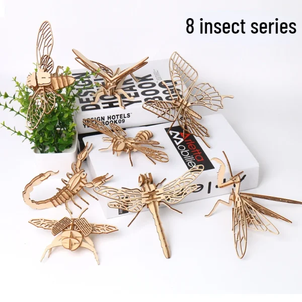 Insecte en bois à assembler
