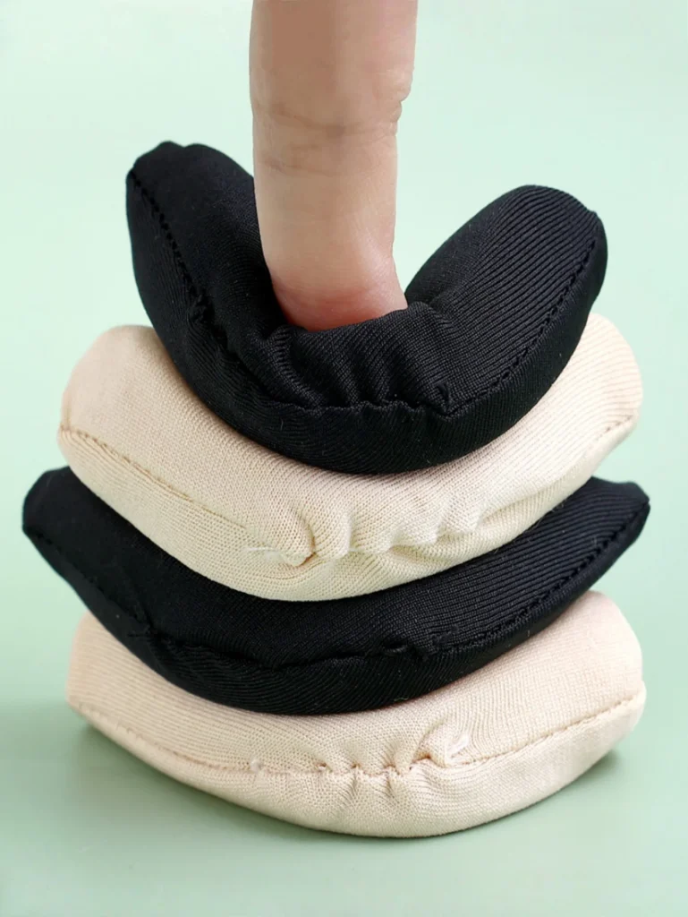Inserts d'avant-pied en mousse : détail