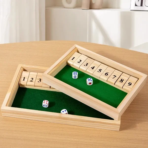 Jeu « Ferme la boîte » en bois