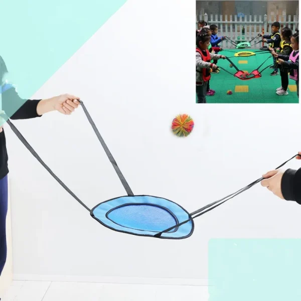 Jeu de lancer à deux, filet et balle
