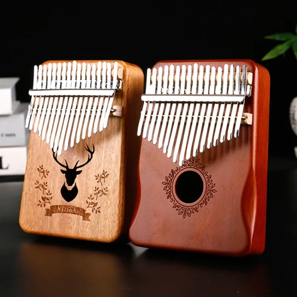 Kalimba 17 lames en acajou