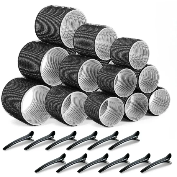 Kit de 30 rouleaux velcro et pinces