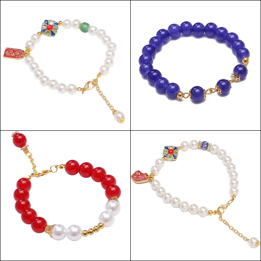 Kit de création de bijoux doré ou argenté : détail