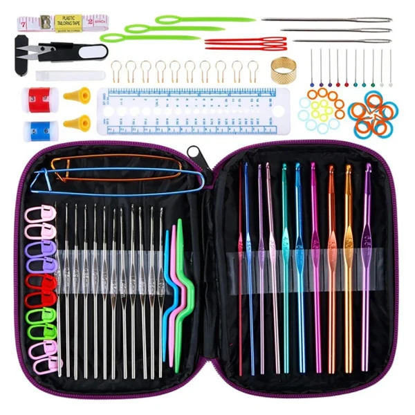 Kit de crochet complet, 100 pièces : détail
