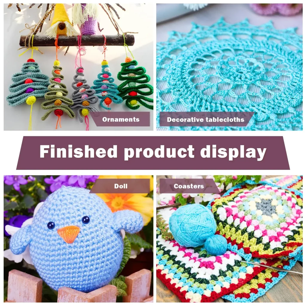 Kit de crochet complet, 100 pièces : détail