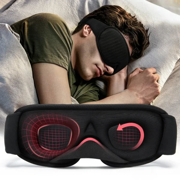 Masque de sommeil 3D grand confort