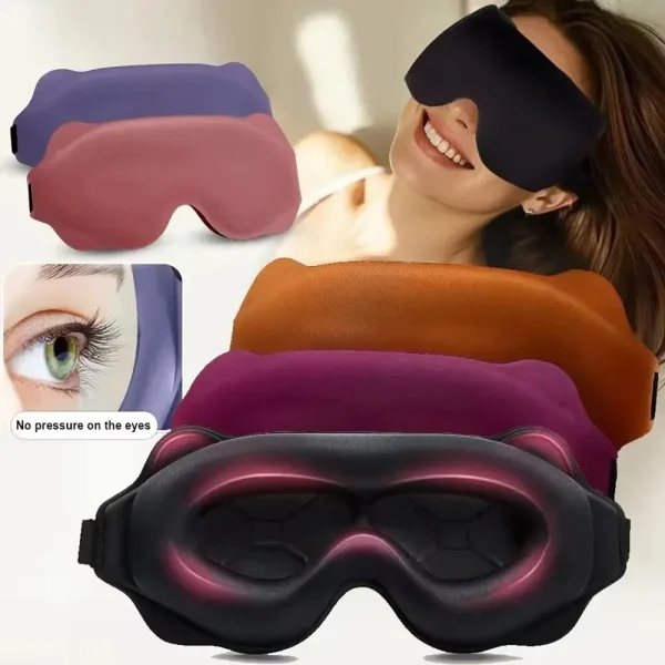 Masque de sommeil 3D à mémoire de forme