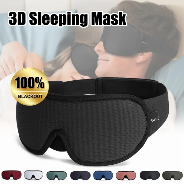 Masque de sommeil 3D rembourré