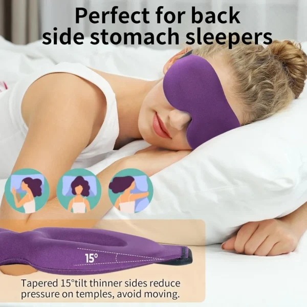 Masque de sommeil 3D sans pression : détail