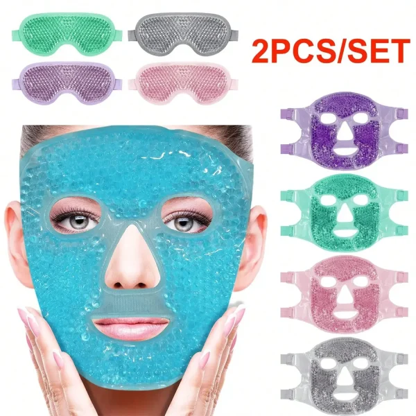 Masque visage ou yeux en gel, chaud ou froid