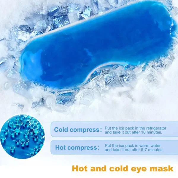 Masque pour les yeux en gel froid ou chaud