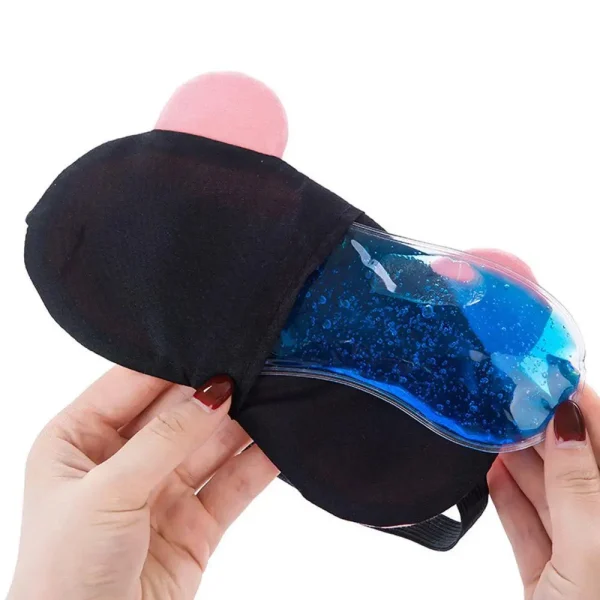 Masque pour les yeux en gel froid ou chaud : détail