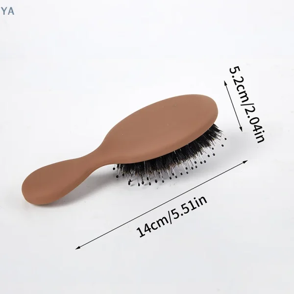 Mini brosse ovale poils de sanglier