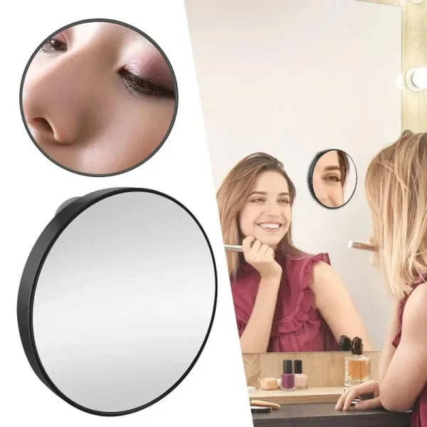 Miroir grossissant à ventouses