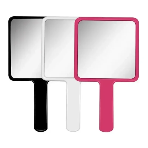 Miroir à main carré