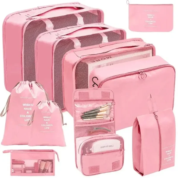 Organisateurs de valise, lot de 7 ou 10 : détail