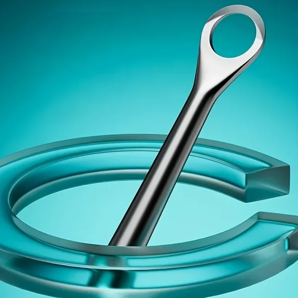 Outil à cuticules 2 en 1 en acier : détail