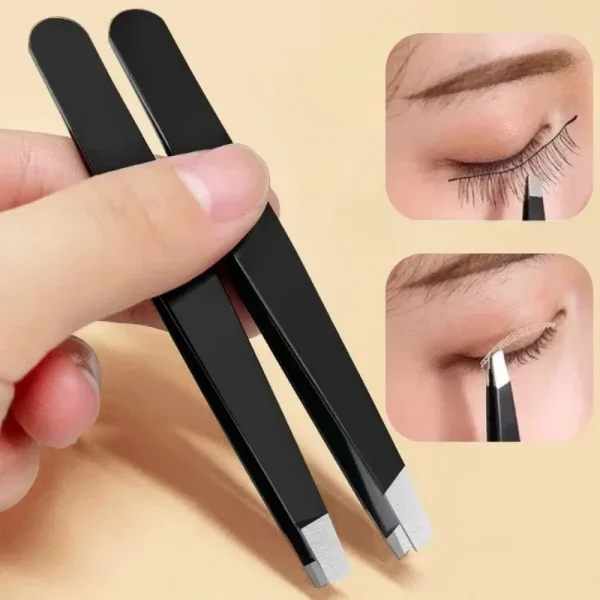 Sur les sourcils